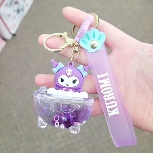 Brand New Kuromi Bathtub Keychain